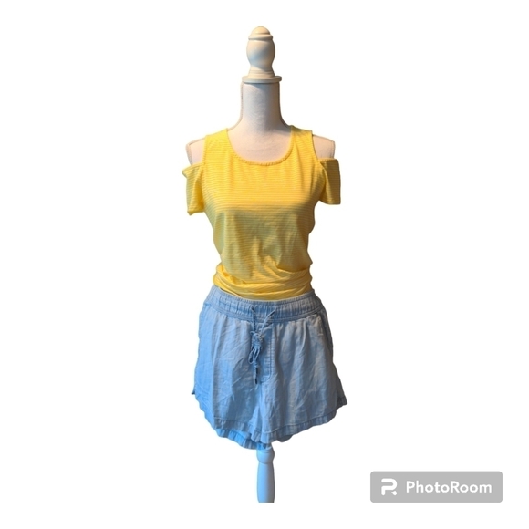 GAP Denim - GAP PAPER BAG Shorts 🌞 Lightweight Denim BAGGY Shorts | Size M EUC